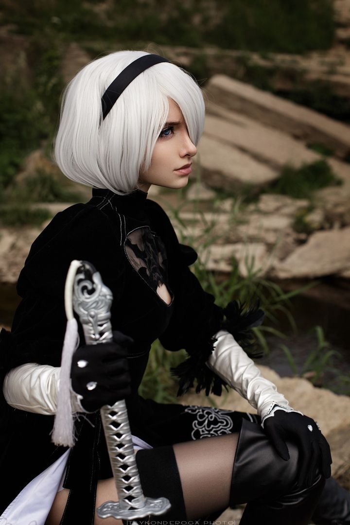 Косплей на 2B | Источник: vk.com/cosplay.world