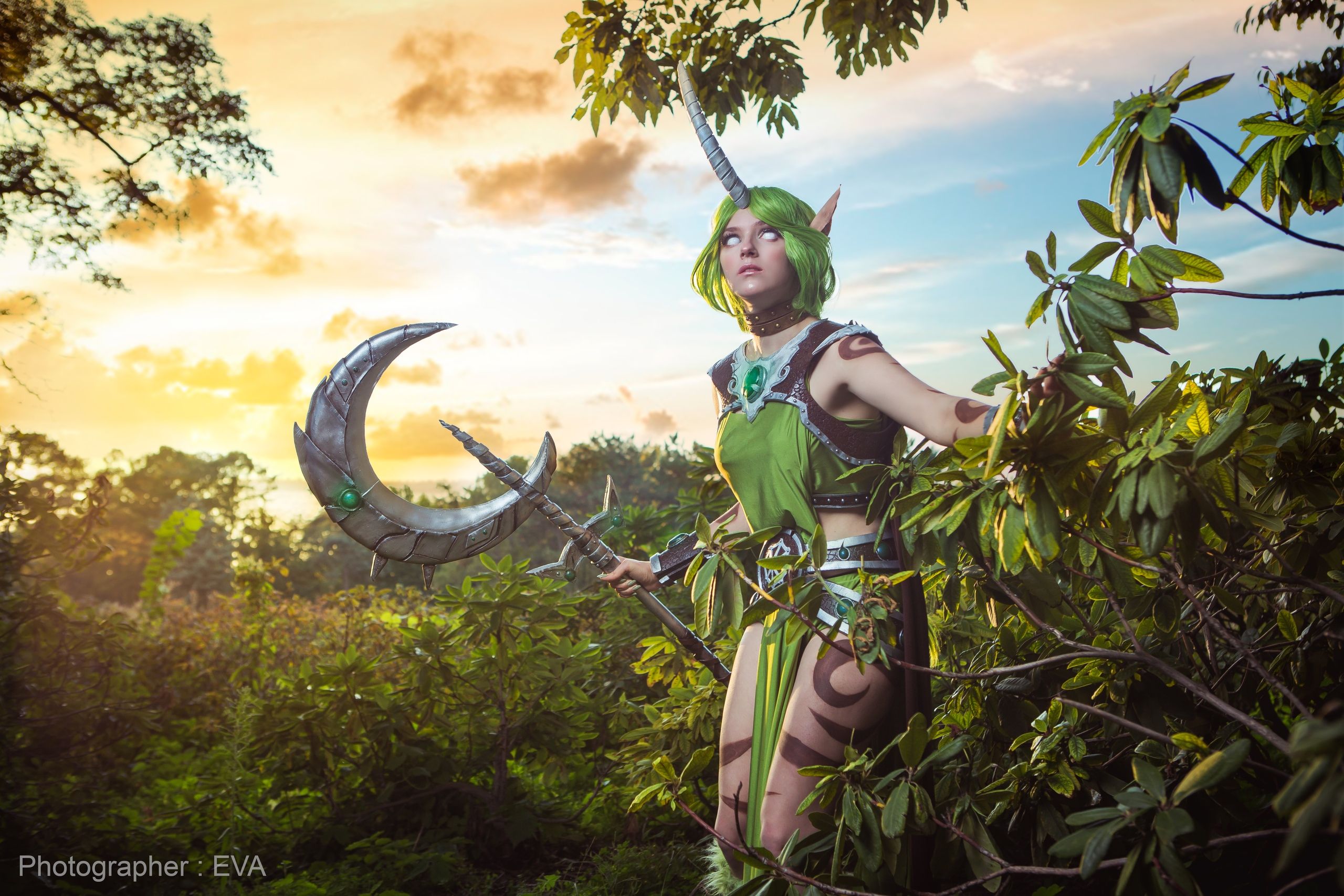 Dryad Soraka. Косплеер: Марина Пушкарева. Фотограф: Ева Давыдова. Источник: vk.com/eva_cosplay_photo