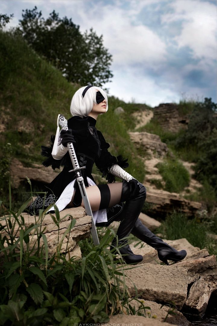 Косплей на 2B | Источник: vk.com/cosplay.world