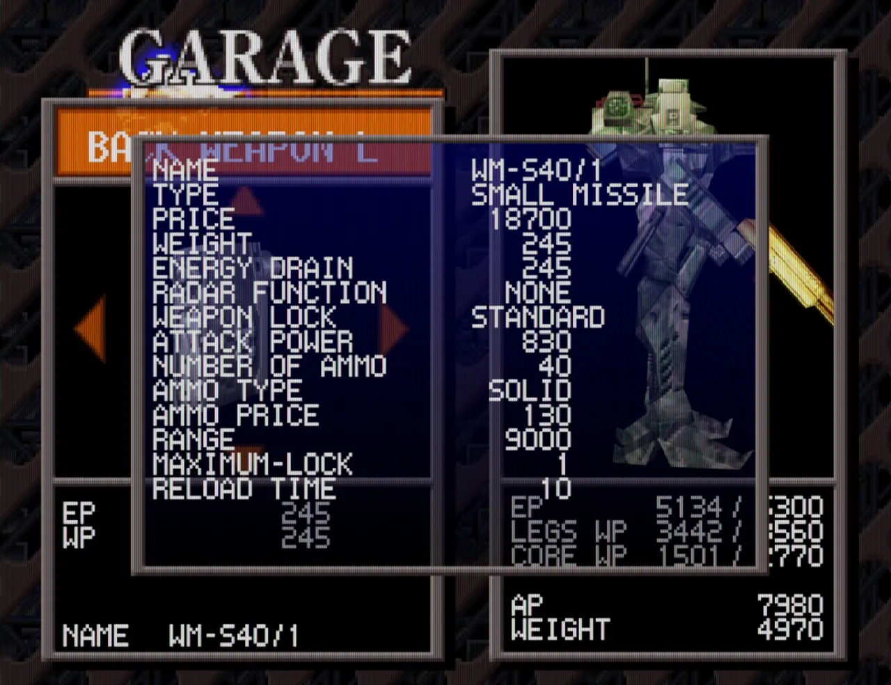 Скриншот из Armored Core