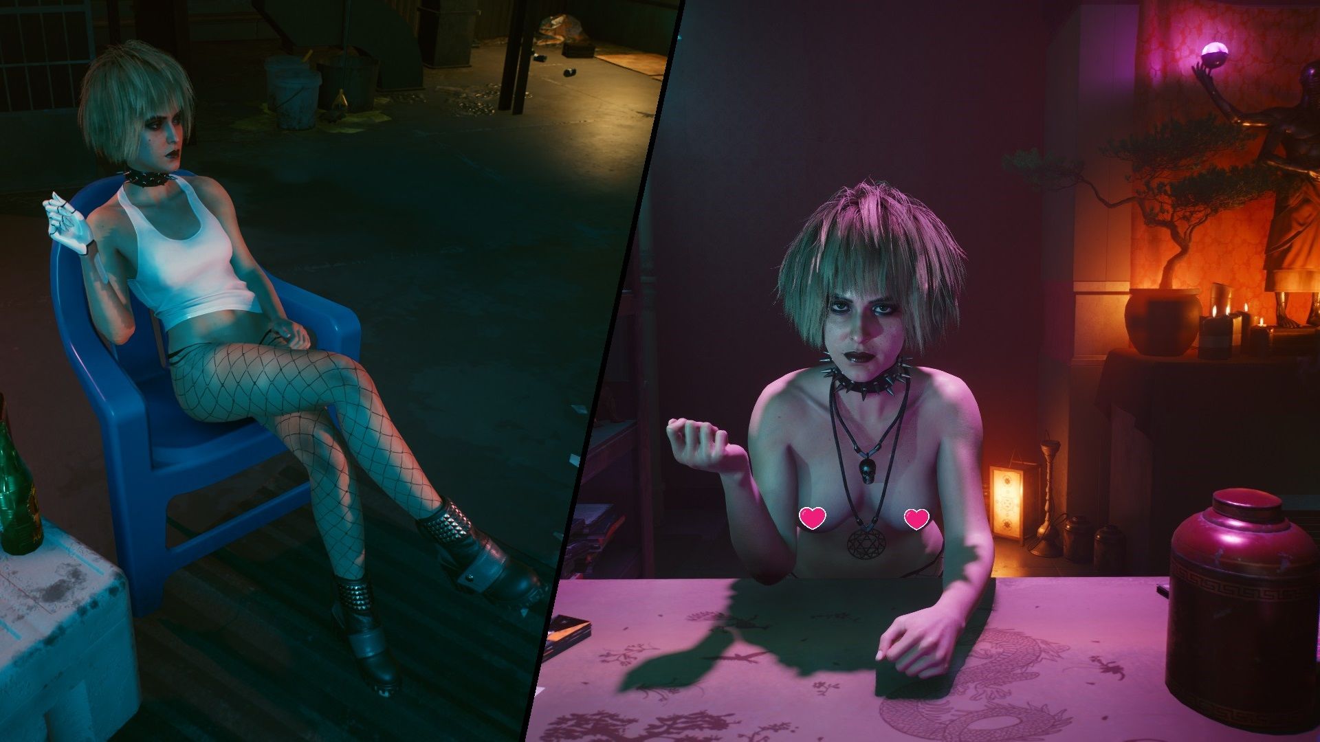 Моддеры раздели двух героинь Cyberpunk 2077.