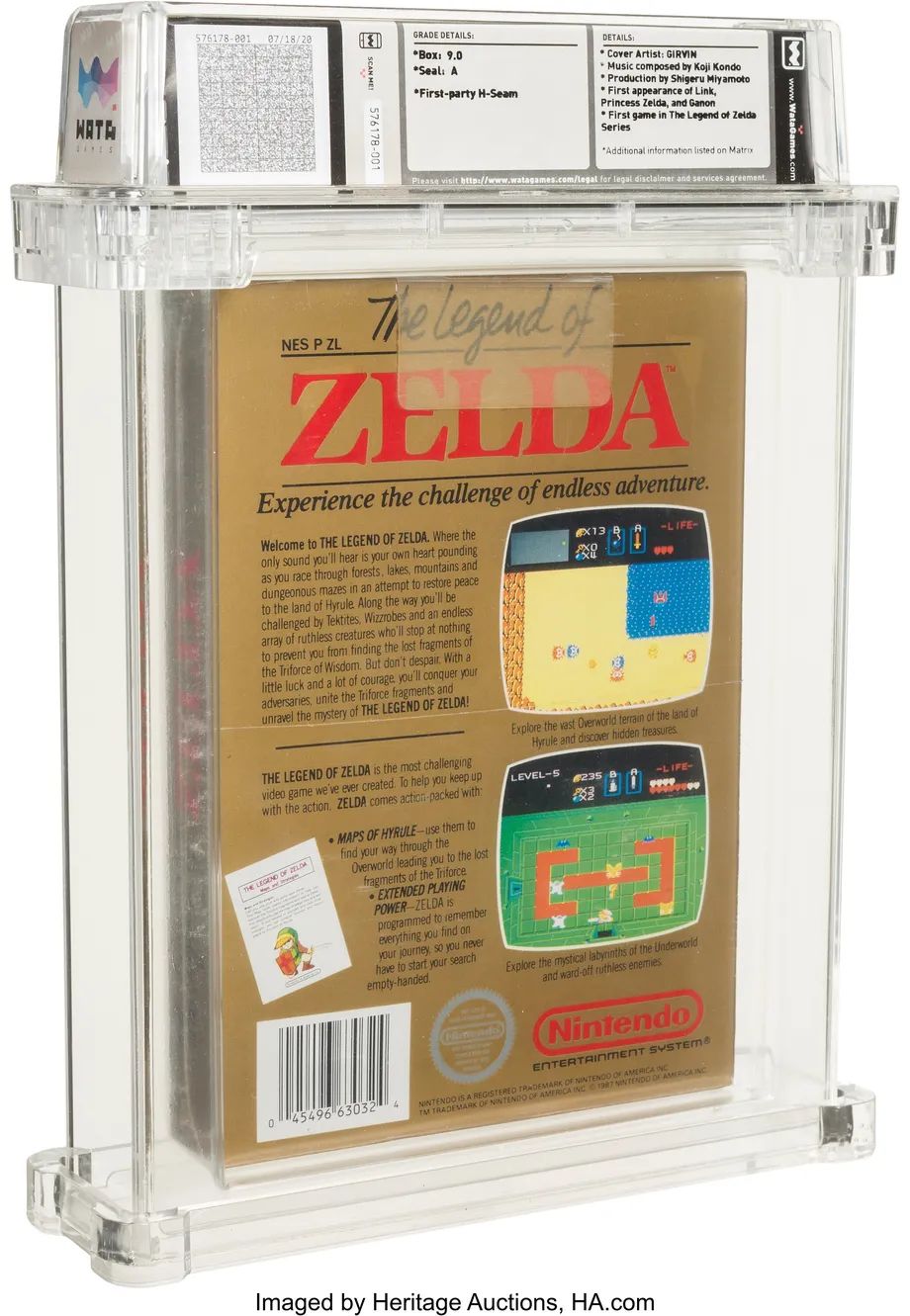 The Legend of Zelda.
Источник: Heritage Auctions