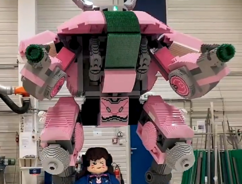 Overwatch D.Va из LEGO