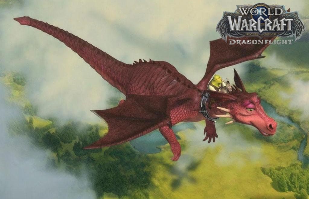 Мемы о дополнении Dragonflight для WoW.