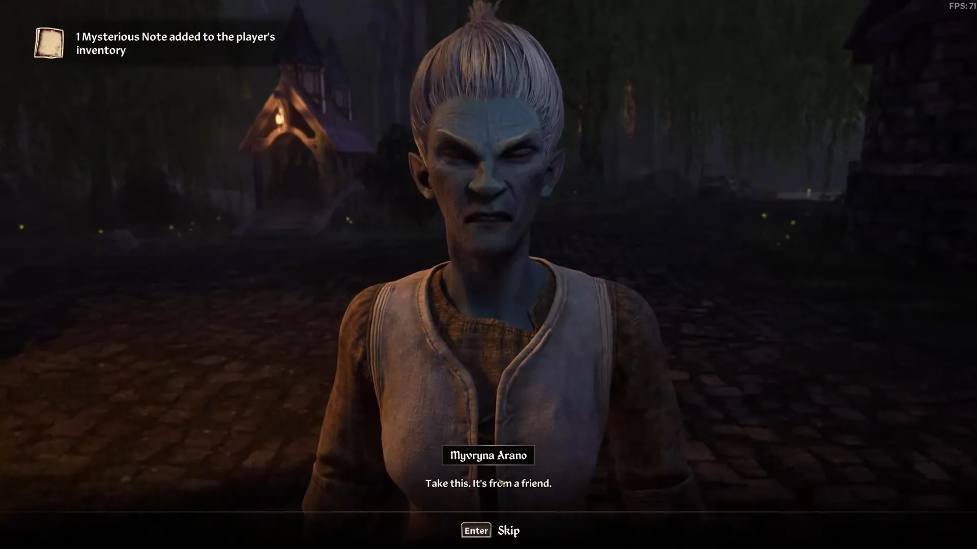 Скриншот из игры The Elder Scrolls IV: Oblivion Remastered