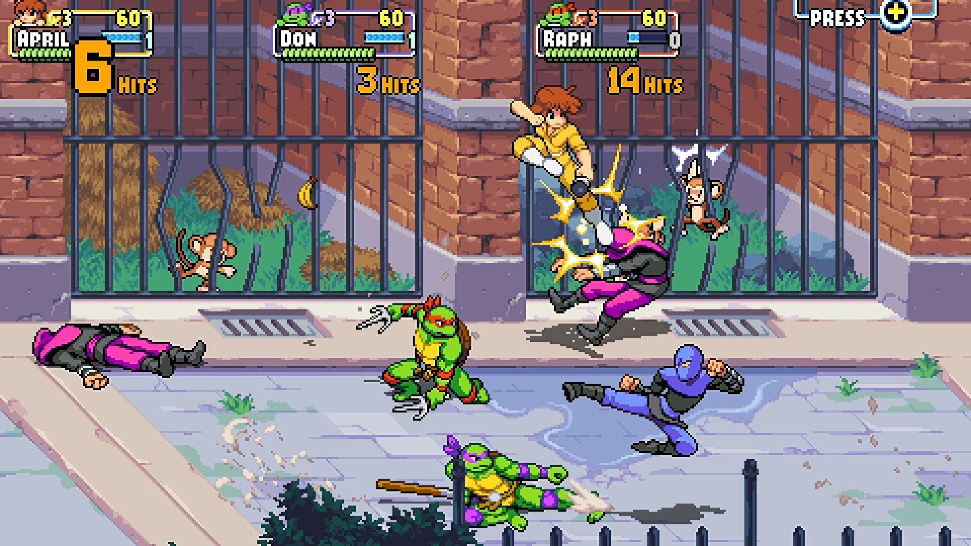 Скриншот из Teenage Mutant Ninja Turtles: Shredder’s Revenge