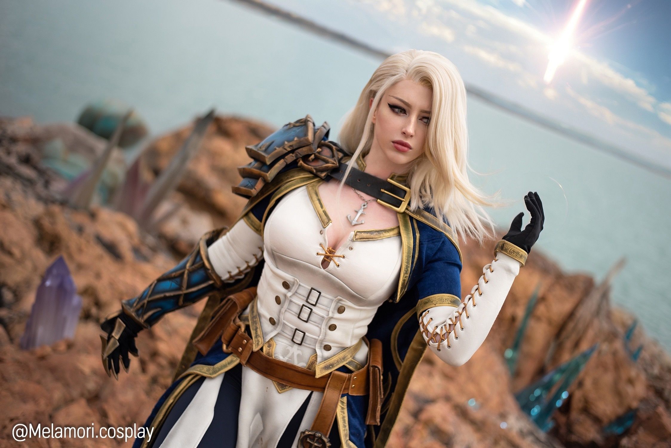 Косплей на Джайну Праудмур из World of Warcraft. Косплеер: Lady Melamori. Источник: vk.com/melamoricosplay