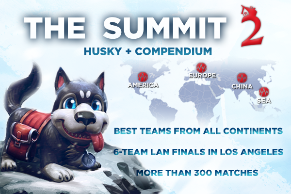 Обложка The Summit 2. С билетом шел милый курьер-хаски