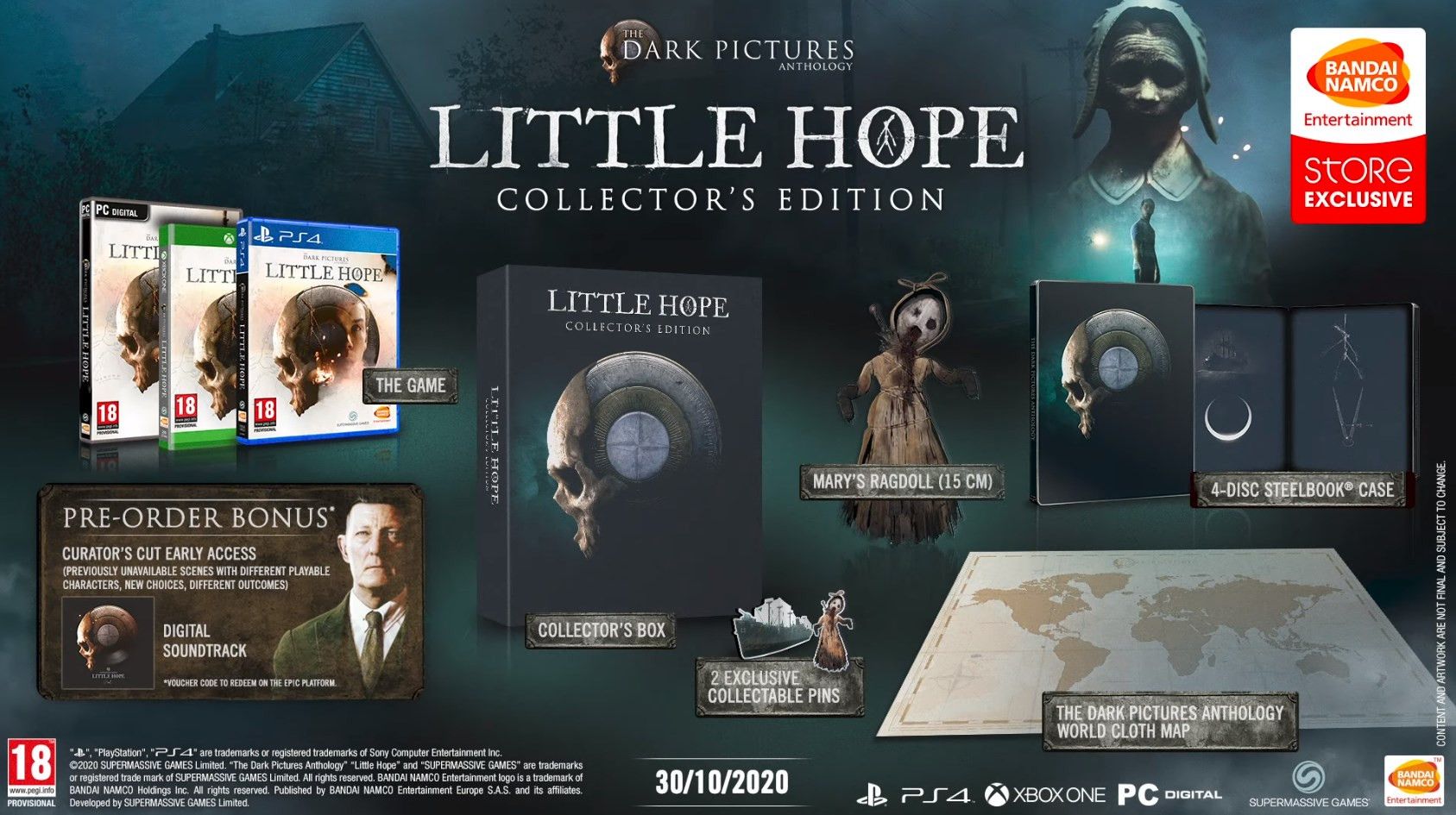 Коллекционное издание The Dark Pictures Anthology: Little Hope