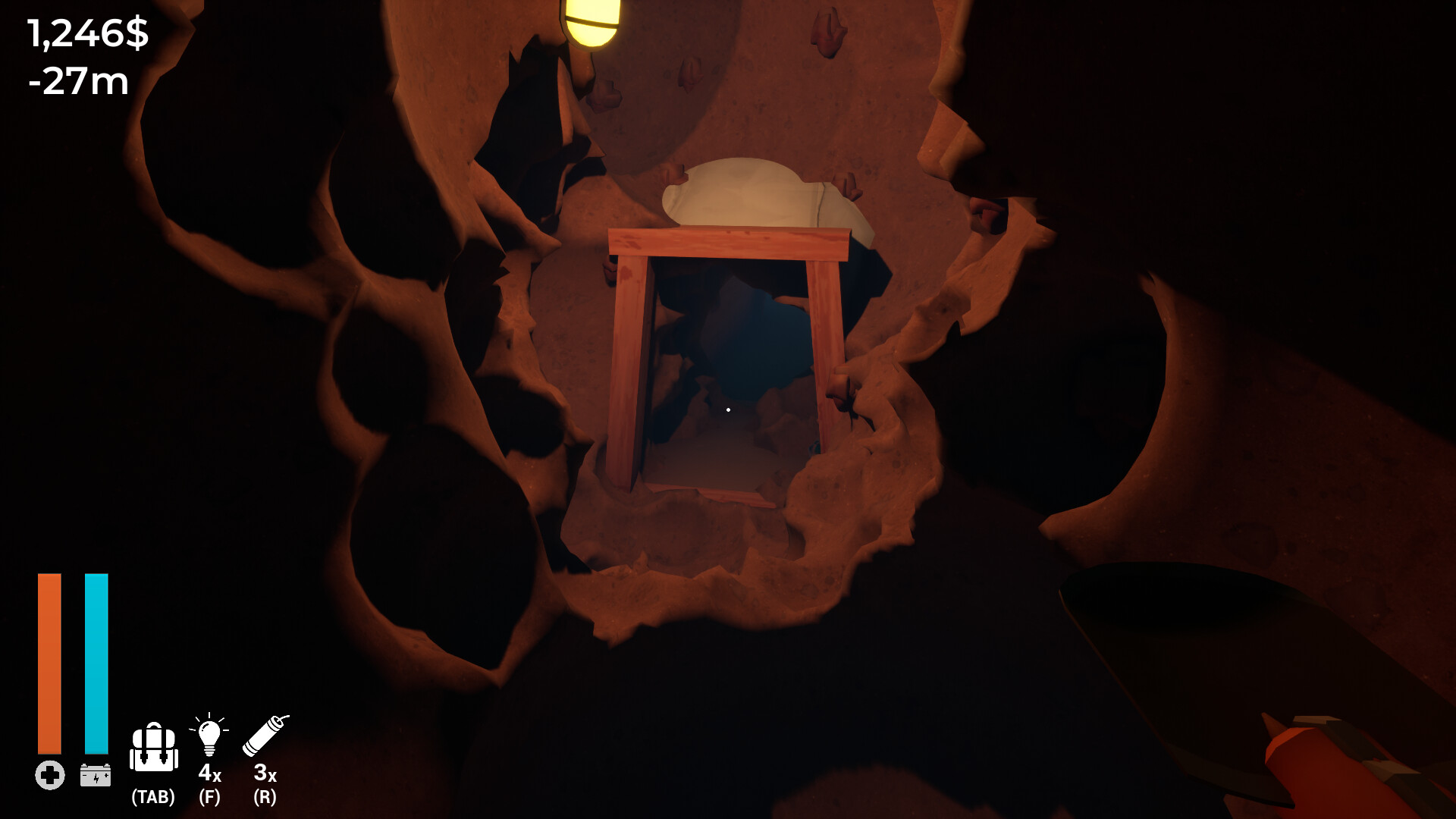 Скриншот из A Game About Digging A Hole | Источник: steampowered.com