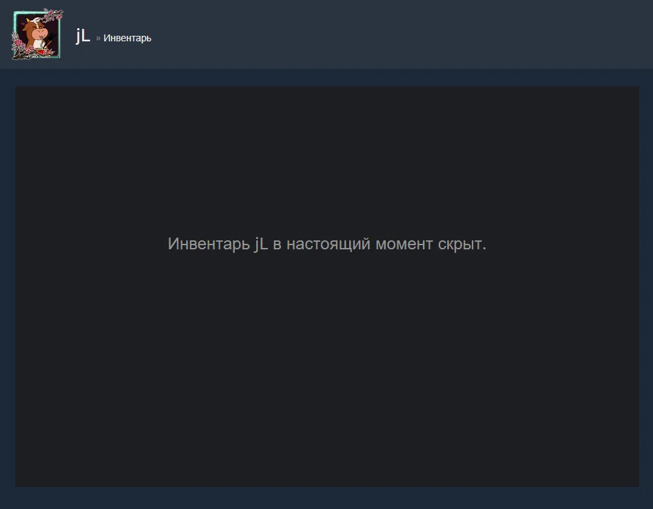 Инвентарь jL в Steam | Источник: SteamCommunity.com