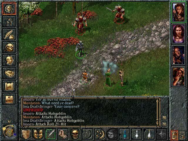 Скриншот из Baldur's Gate