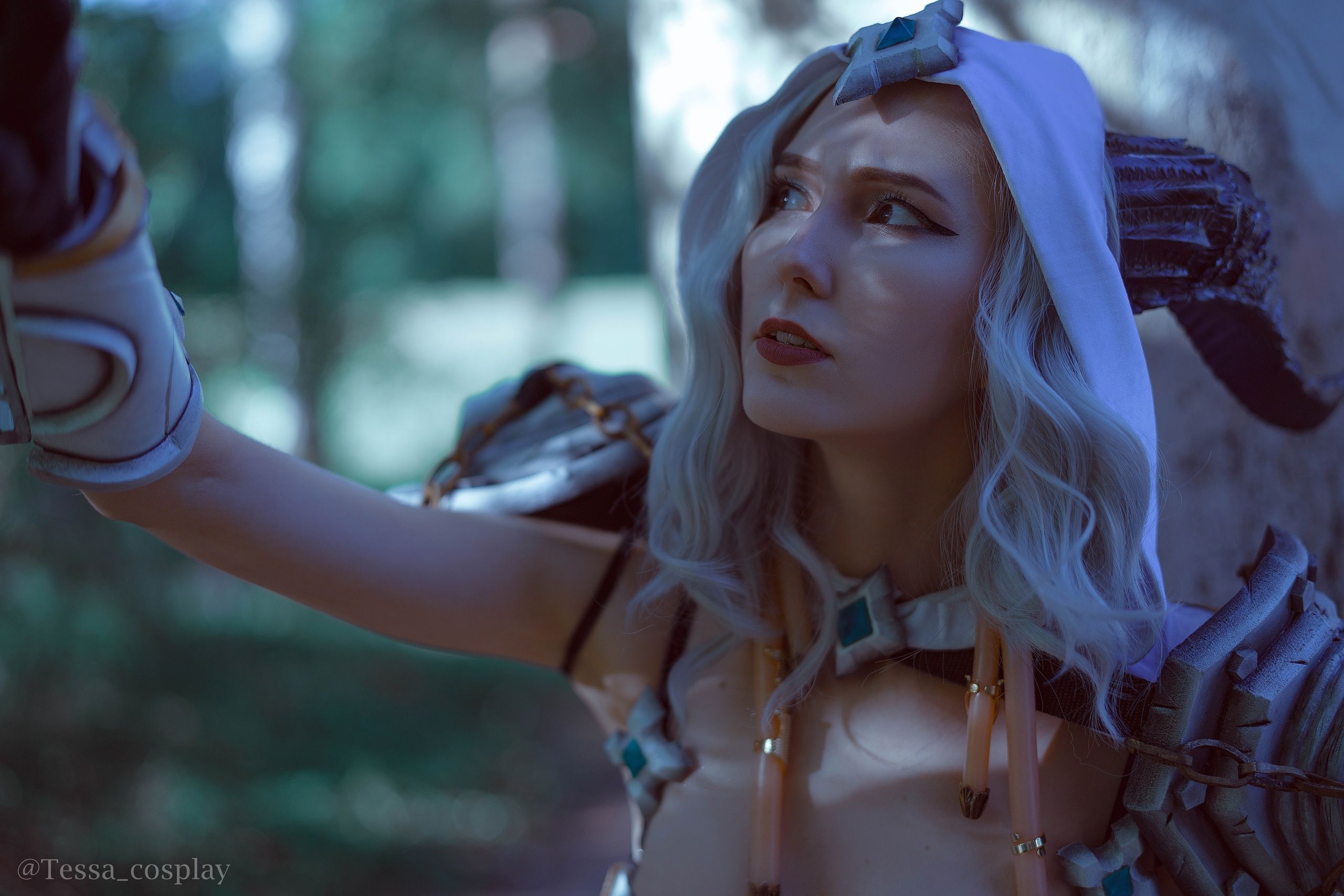 Косплей на дренейку из World of Warcraft. Косплеер: Tessa cosplay. Источник: vk.com/tessa_cosplay