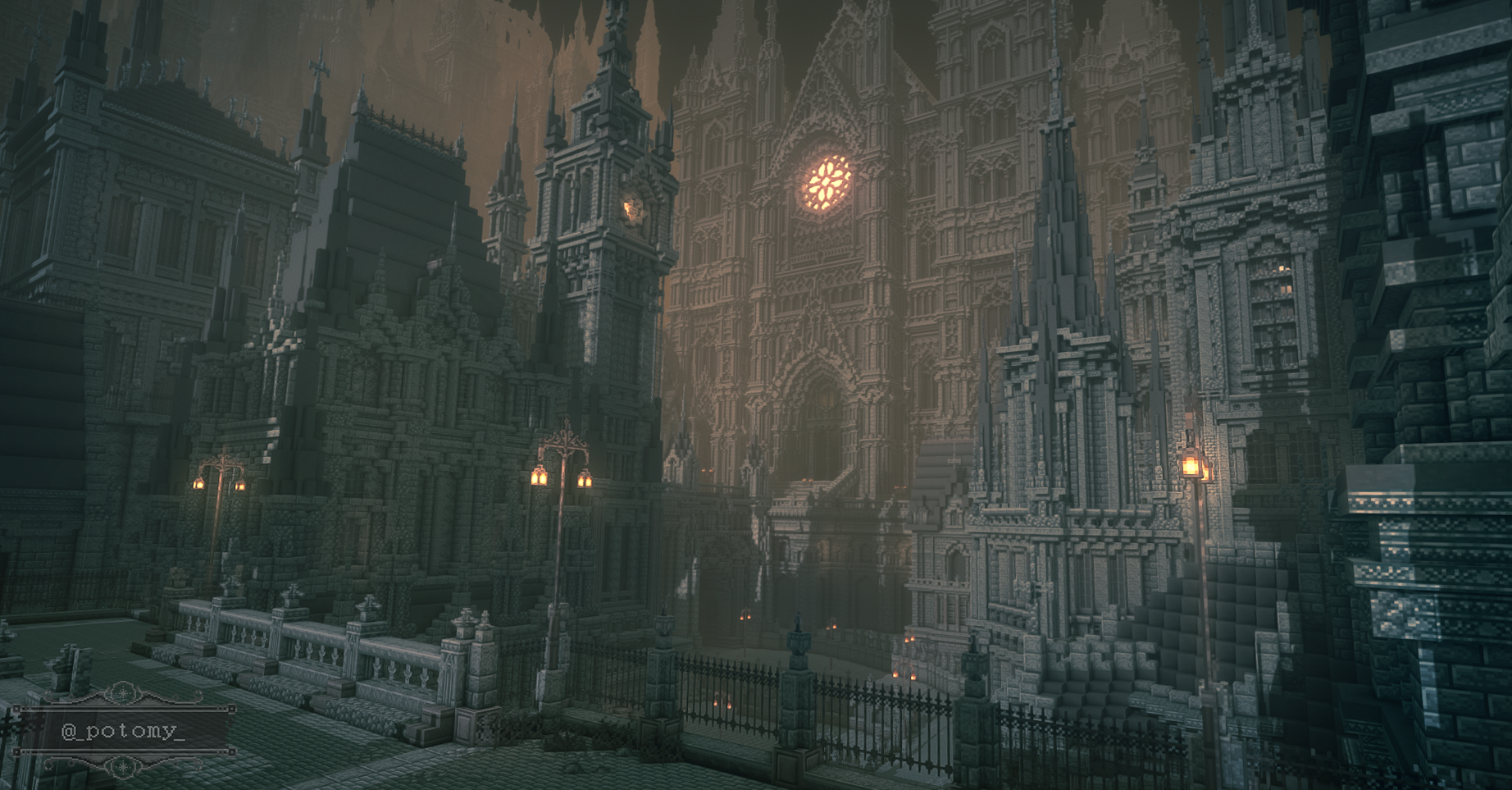 Bloodborne в Minecraft. Источник: reddit.com/Parking_Price6980