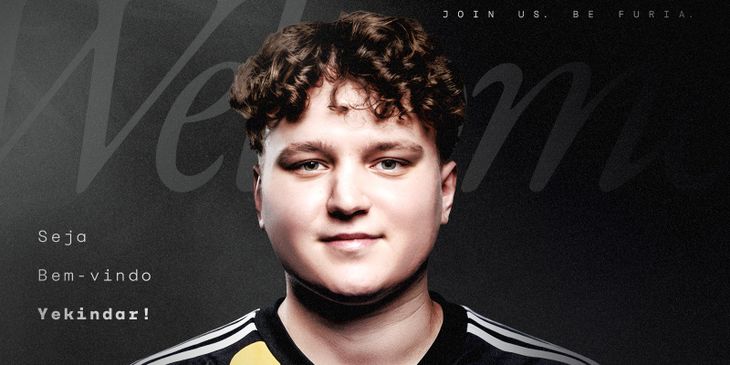 Официально: YEKINDAR заменил skullz в составе FURIA Esports