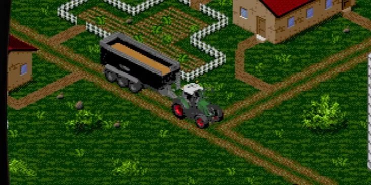 Авторы Farming Simulator выпустили официальную 16-битную версию игры