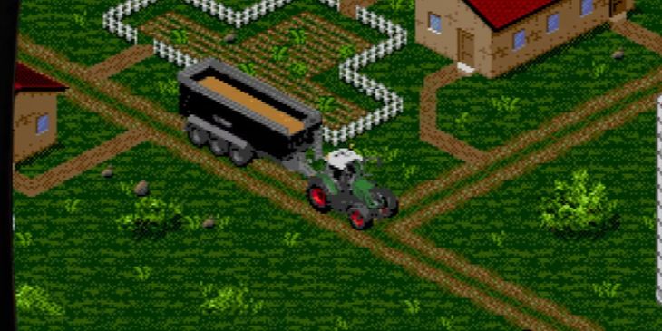 Авторы Farming Simulator выпустили официальную 16-битную версию игры