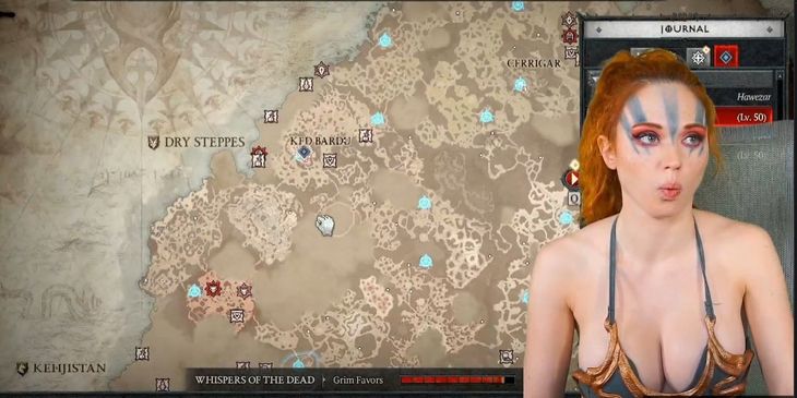 Amouranth провела стрим на Twitch в костюме варвара — ранее она заявляла об уходе с платформы