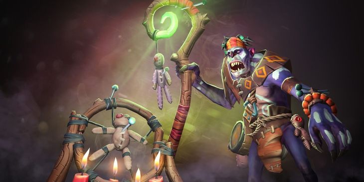 Witch Doctor поднялся на второе место в списке самых популярных героев Dota 2