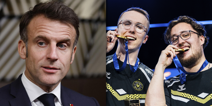 Президент Франции Эммануэль Макрон: «Благодаря победе в ESL Grand Slam команда Vitality подняла Францию на вершину киберспорта»