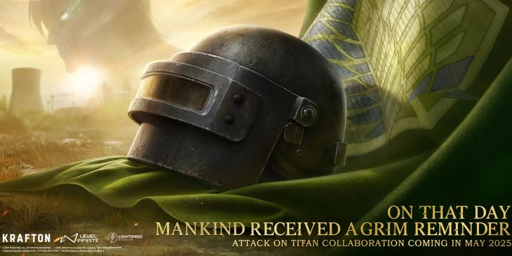 PUBG Mobile показала трейлер в коллаборации с «Атакой титанов»