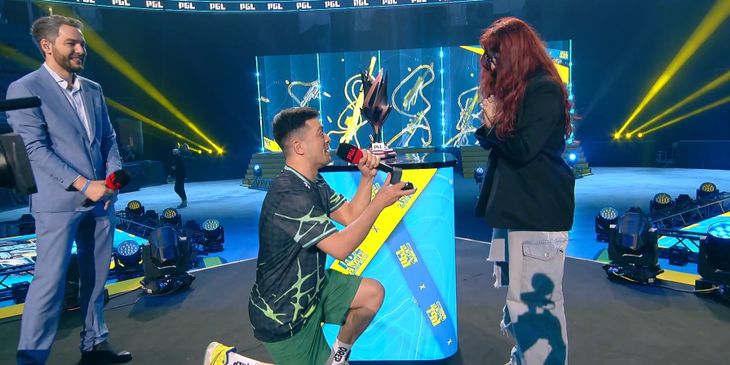 Фанат Aurora Gaming сделал предложение девушке на сцене PGL Astana 2025 после победы команды