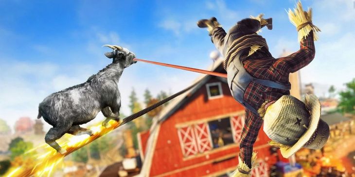 Вышел трейлер третьей части симулятора козы — Goat Simulator 3