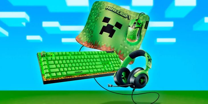Razer выпустила коллекцию периферии в стиле Minecraft