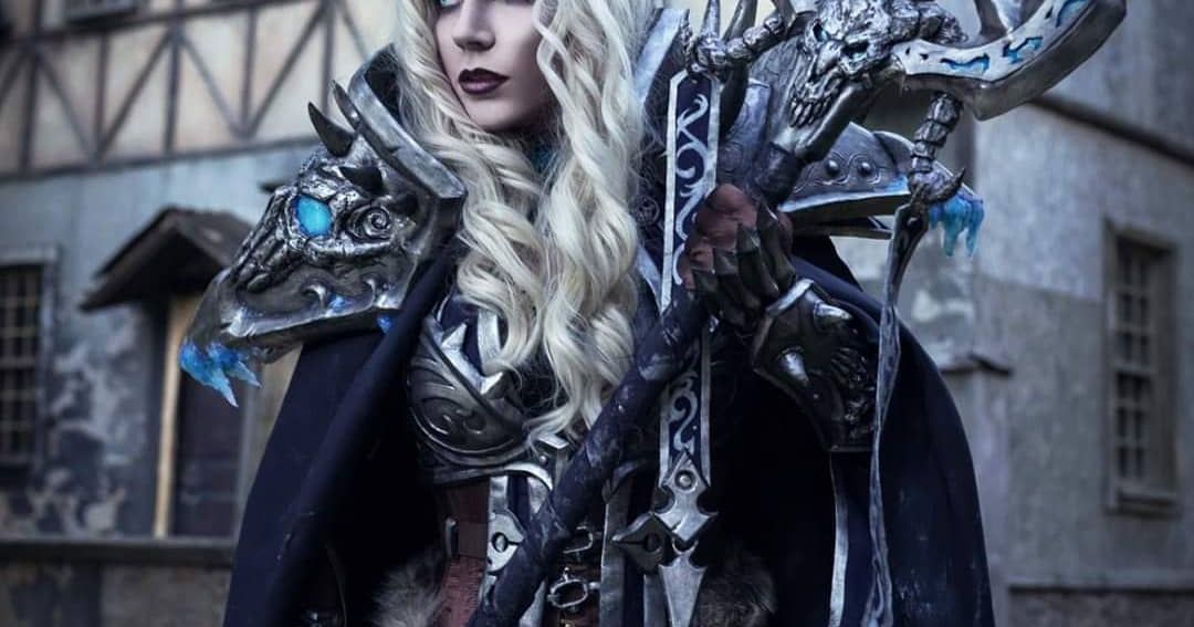 Сестра короля-лича — косплей на калию менетил из world of warcraft