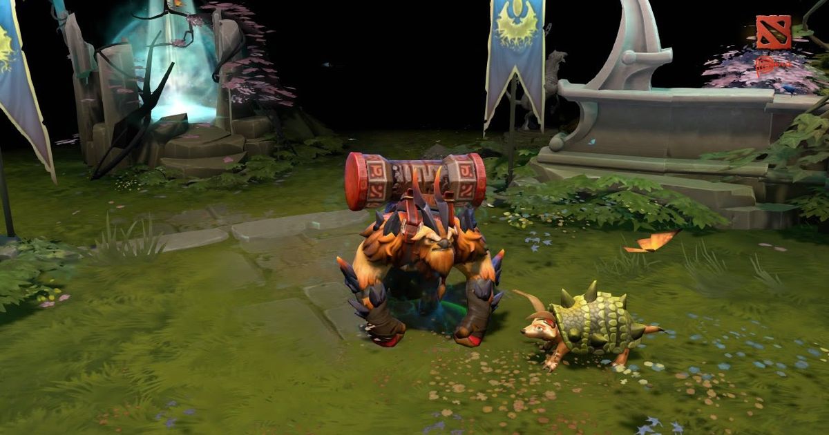 Спутники в dota 2: преданный волчонок и товарищ-броненосец