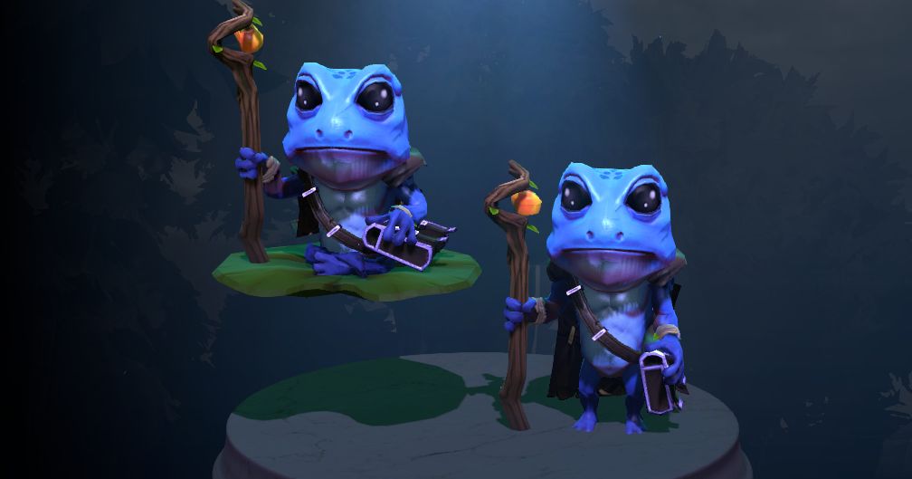 Valve добавила в dota 2 курьера в виде синей лягушки — символа icefrog