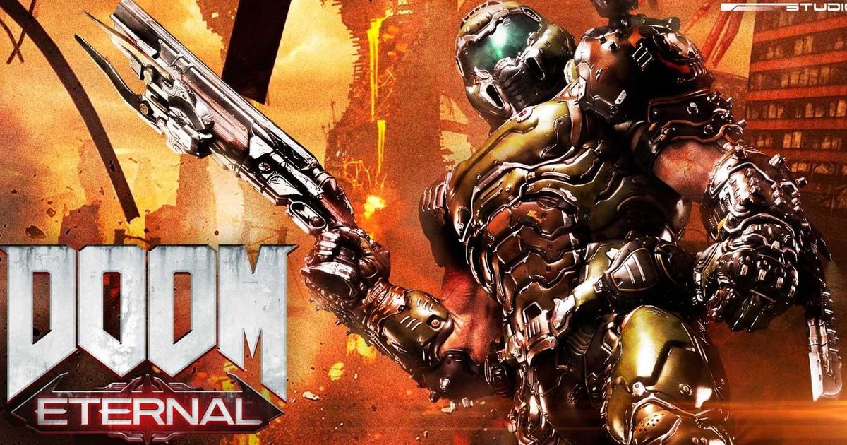 Метровая фигурка думгая из doom eternal поступит в продажу в 2021 году