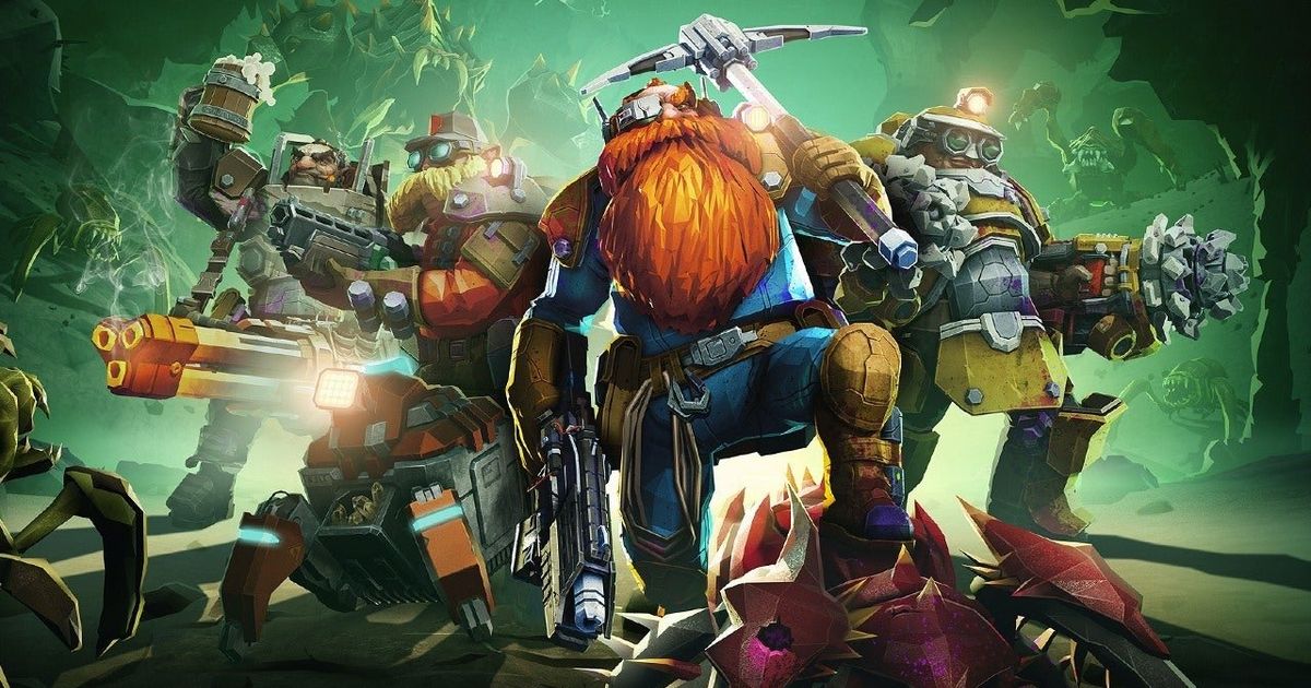 Deep rock galactic стала временно бесплатной в steam